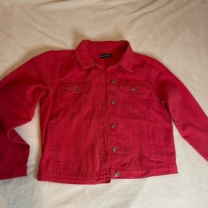 Red Denim Jacket